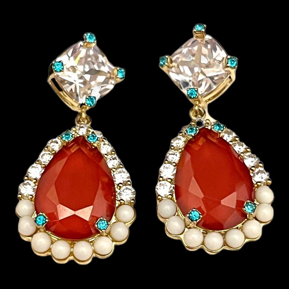 New Zaxie by Stephanie Taylor Crystal Earrings - 8E